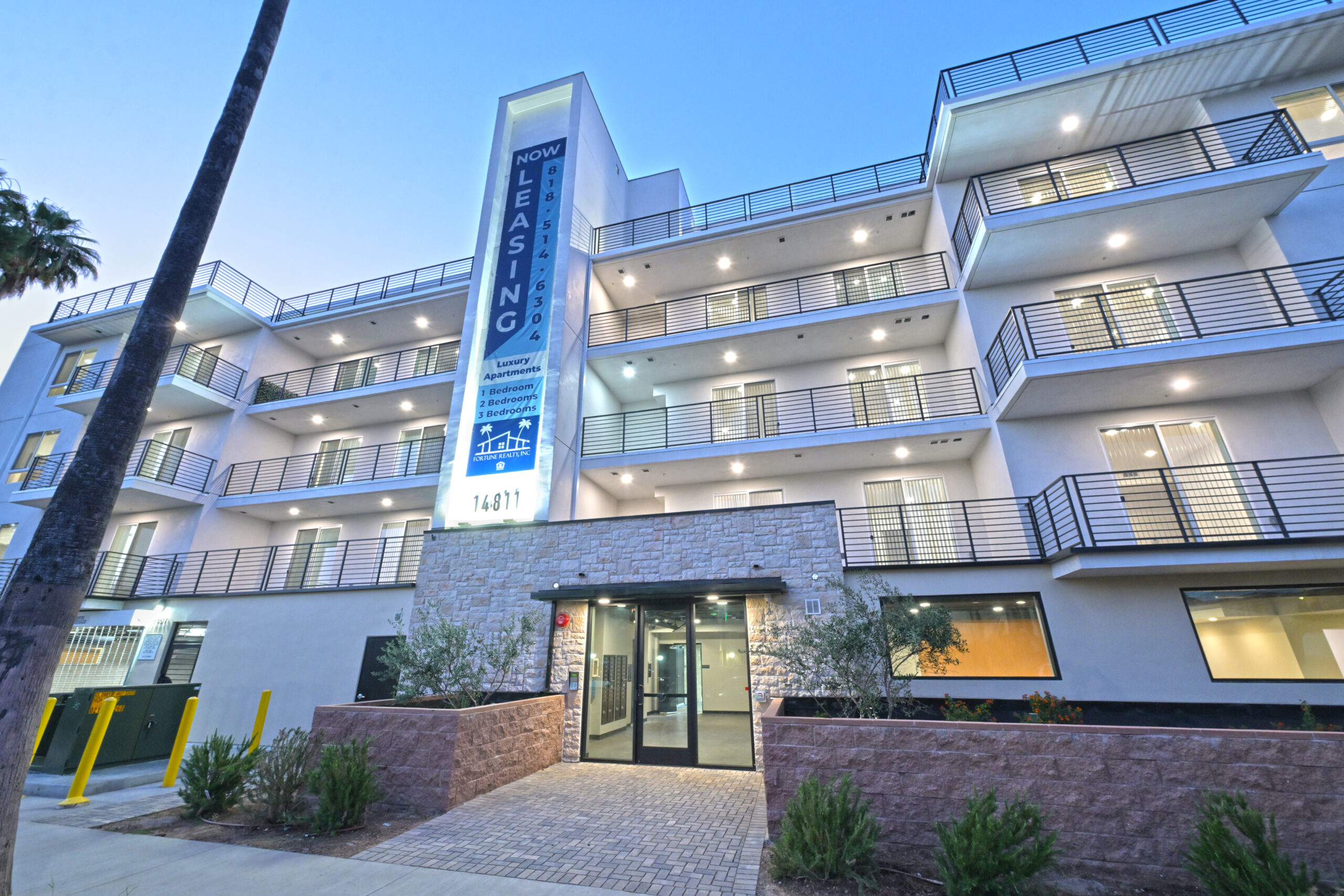 Commercial construction project by JB Builders in Los Angeles California
